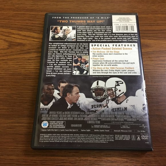 Friday Night Lights DVD - Picture 3 of 5